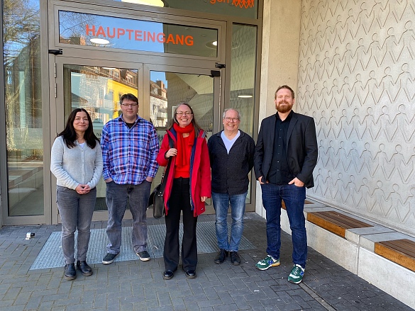 Senatorin Aulepp besucht die NOG nach dem verheerenden Brand