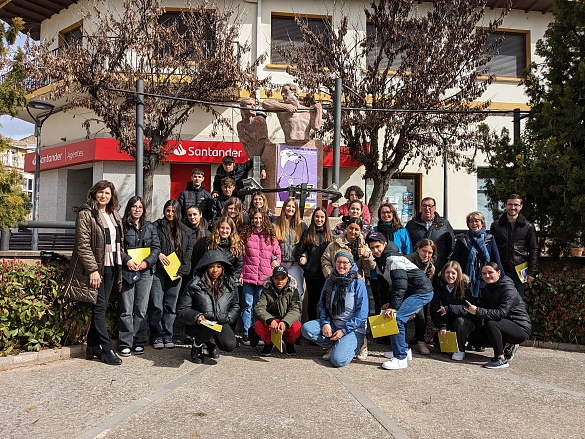 Erasmus+ Mendavia Gruppenbild