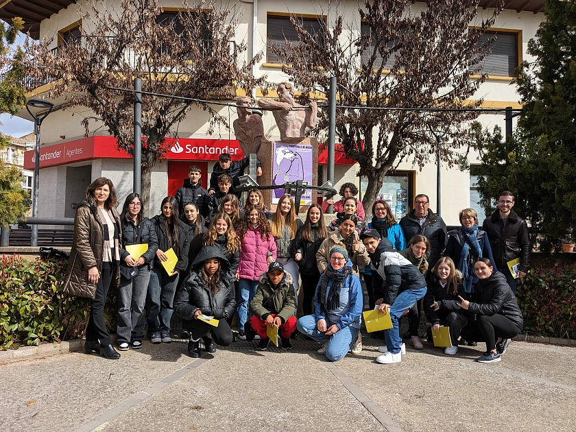 Erasmus+ Mendavia Gruppenbild