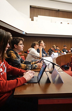 Szene aus der Bürgerschaft