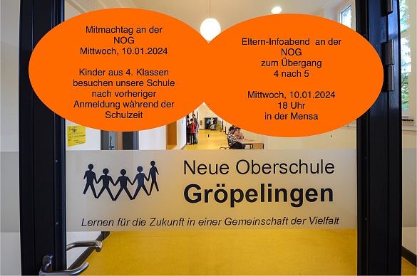 Einladung zum Tag der offenen Tür Januar 2024