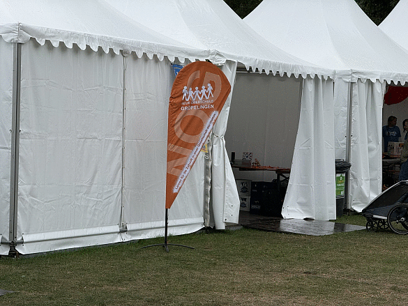 Blick aus unserem Zelt