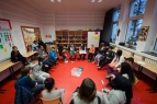 Eine Klasse beim Klassenrat