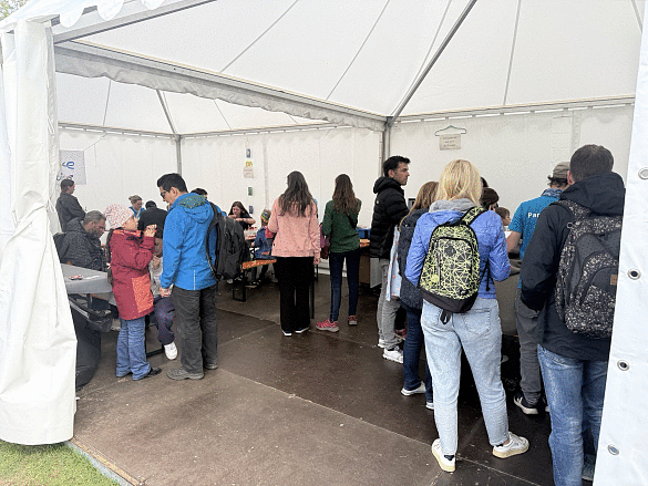 Eindruck aus dem Zelt 2