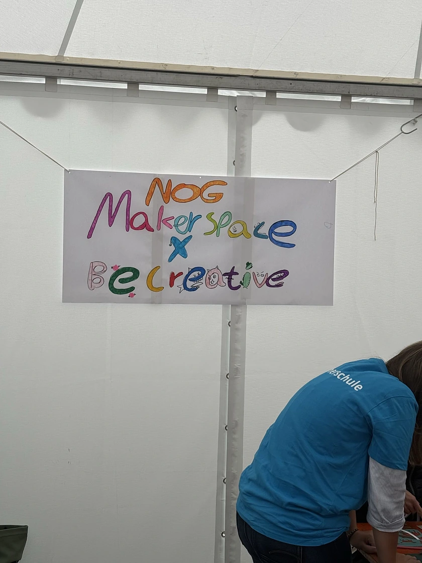 Plakat Makerspace x Be Creative